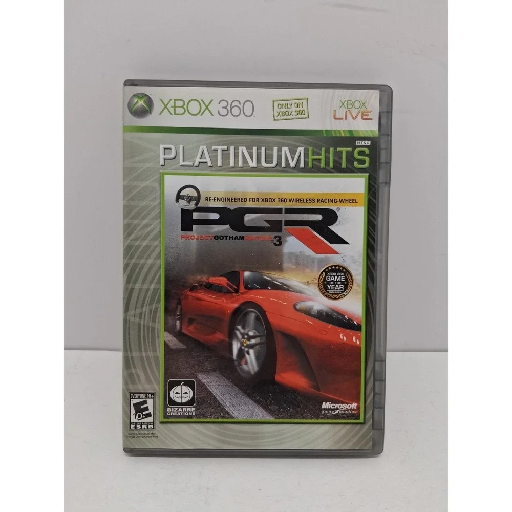 Project Gotham Racing 3 Platinum Hits Xbox 360 Complete in Case